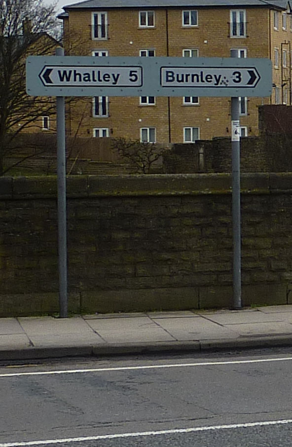 Road Sign Padiham